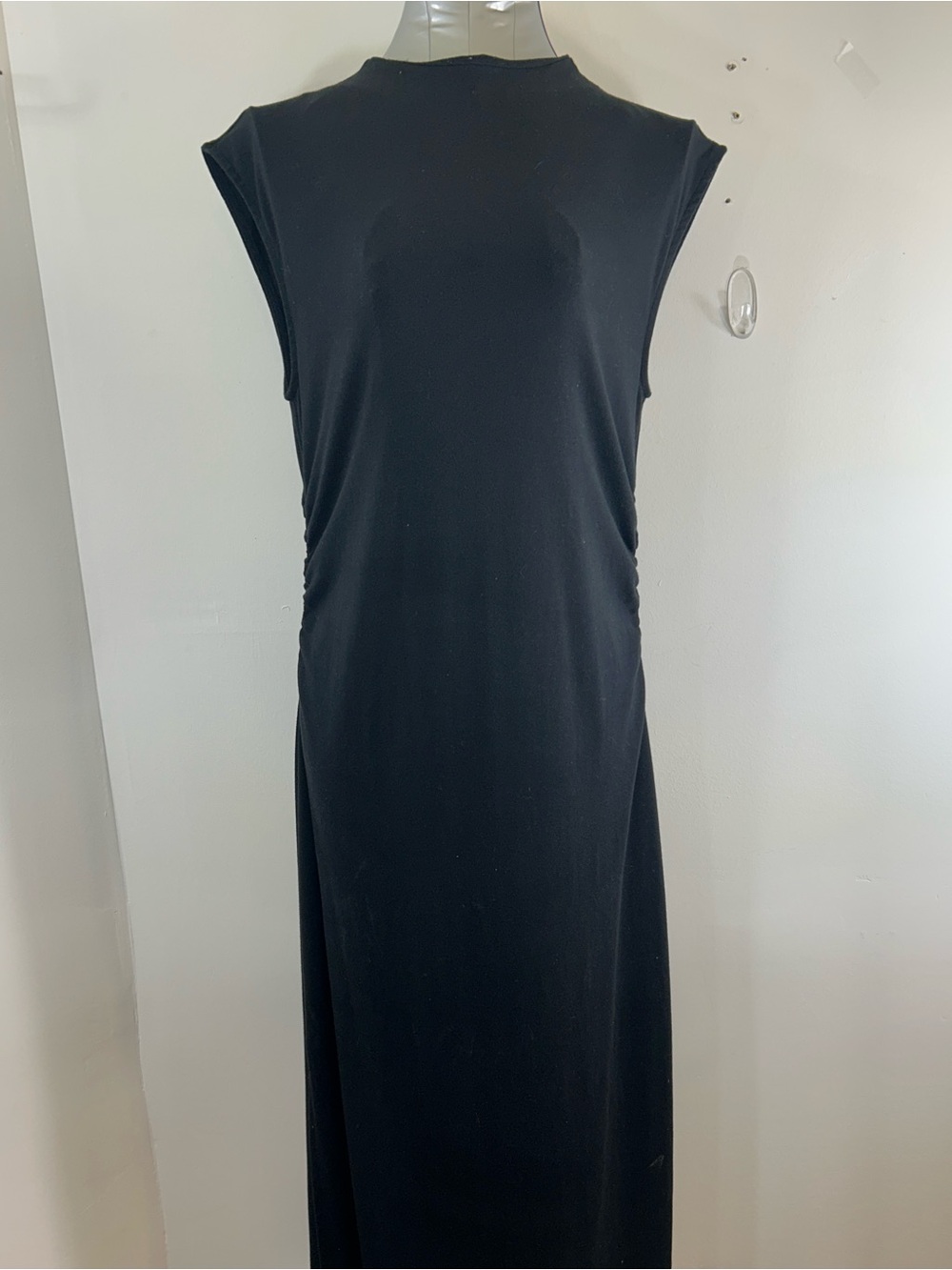 Classic Black Sleeveless Maxi Dress